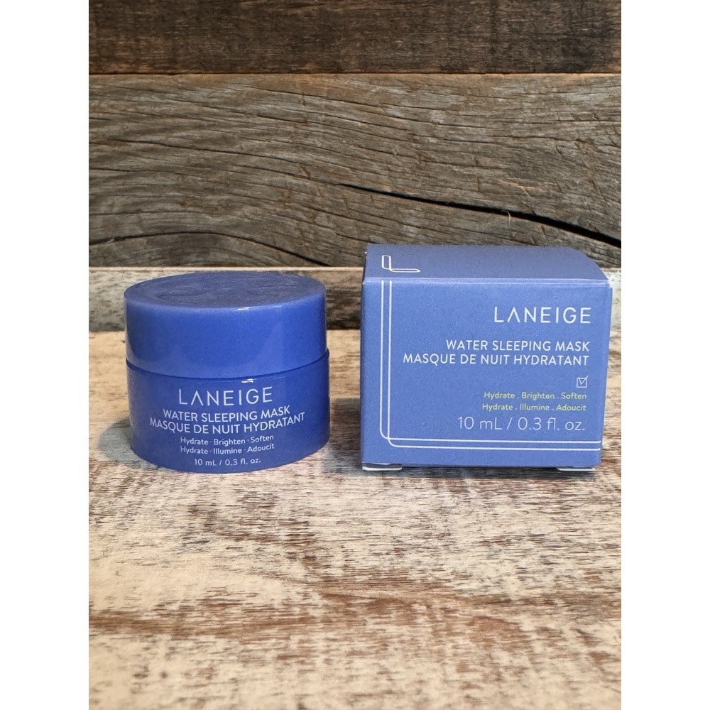 Laneige Water Sleeping Mask – 0.3 oz / 10 ml Deluxe Travel Size NIB